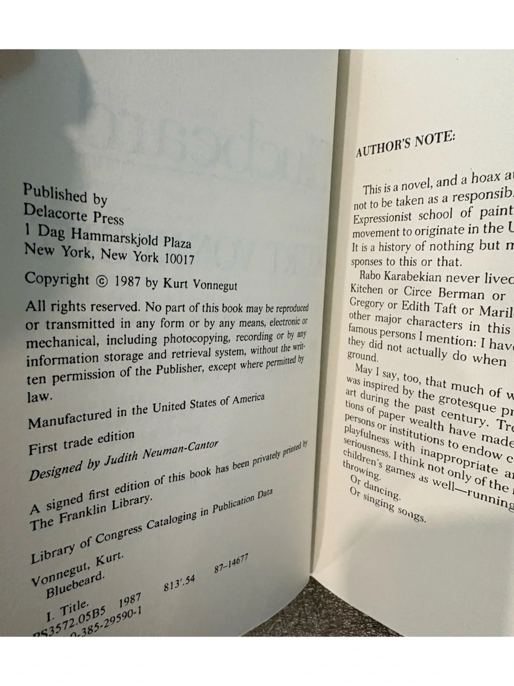 Barnes & Noble kurt vonnegut